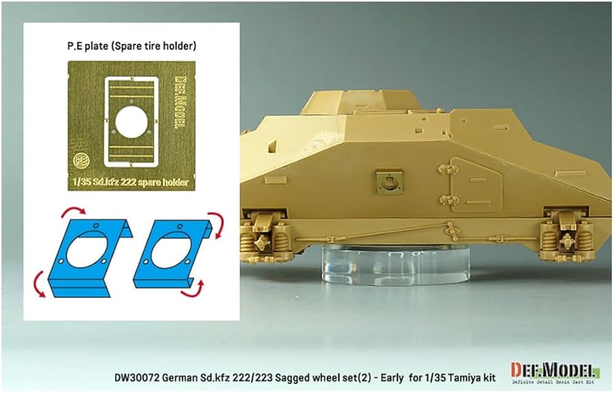 TAMIYA ドイツ戦車 Sd.Kfz.222, 223,まとめて5台 1/35 ドイツ4輪装甲偵察車 Sd.Kfz.222: スケールモデル｜TAMIYA